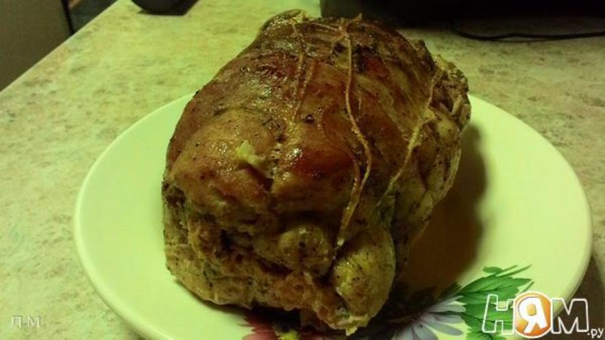 Рецепт рулета из свинины