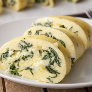 Рецепт Рулета из яиц с начинкой