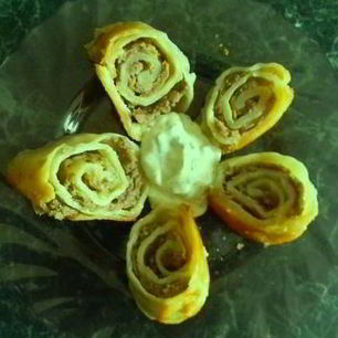 Рецепт Рулета Минутка на сковороде