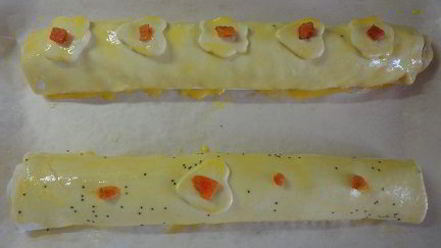 Рецепт рулета с курагой и маком