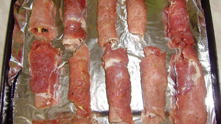 Рецепт рулетика с гарниром картошка по-домашнему