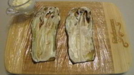 Рецепт рулетиков из баклажанов с корейской морковкой