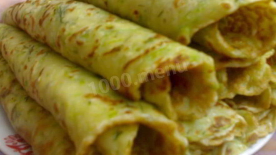 Рецепт рулетиков из кабачков с чесноком