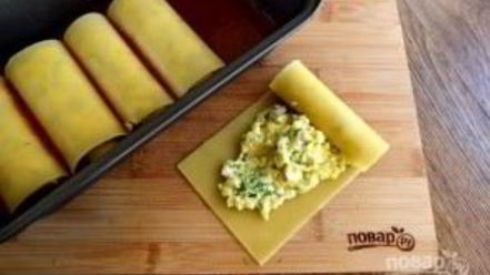 Рецепт рулетов из лазаньи