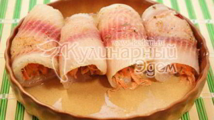 Рецепт рыбных рулетов из тилапии