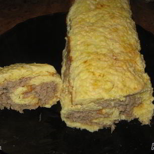 Рецепт Яично-мясного рулет