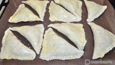 Рецепт самсы из готового слоеного теста