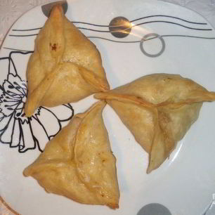 Рецепт Самсы из пресного теста