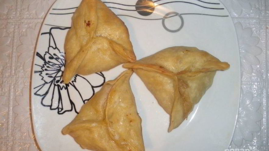 Рецепт самсы из пресного теста