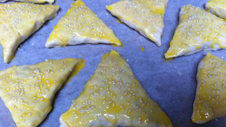 Рецепт самсы из слоеного теста с курицей