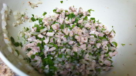 Рецепт самсы из слоеного теста с курицей