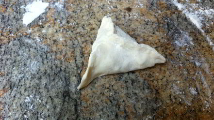 Рецепт самсы из слоеного теста с курицей