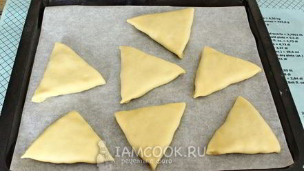 Рецепт самсы на сметанном тесте