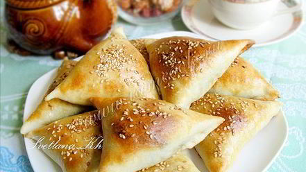 Рецепт самсы с брынзой и зеленью