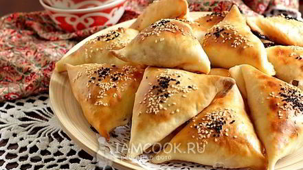 Рецепт самсы с говядиной и луком