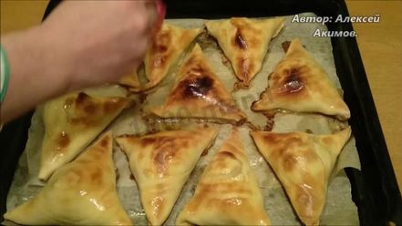 Рецепт самсы с мясным фаршем тимьяном и чабрецом