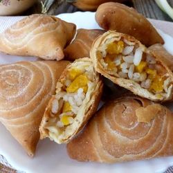 Рецепт Самсы с тыквой и рисом