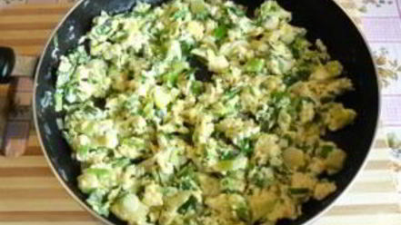 Рецепт самсы с зеленью