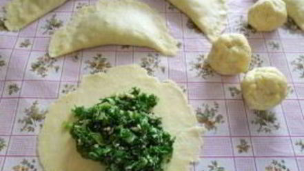 Рецепт самсы с зеленью