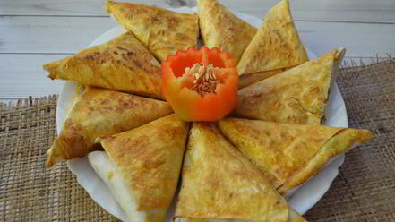 Рецепт самсы в лаваше