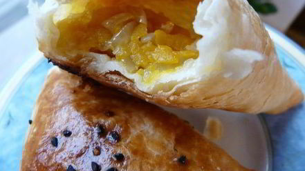 Рецепт слоеной самсы с тыквой