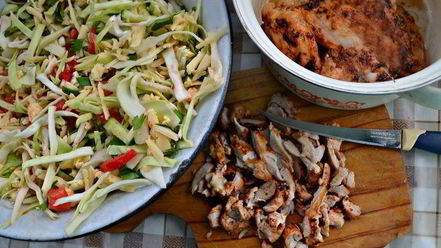 Рецепт дачной шаурмы на гриле