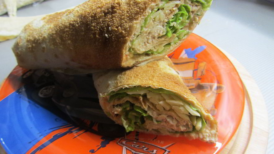 Рецепт домашней шаурмы с сыром