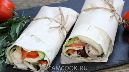 Рецепт Шаурмы диетической