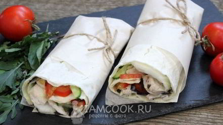 Рецепт шаурмы диетической