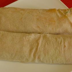 Рецепт Шаурмы домашней с курицей сыром помидорами