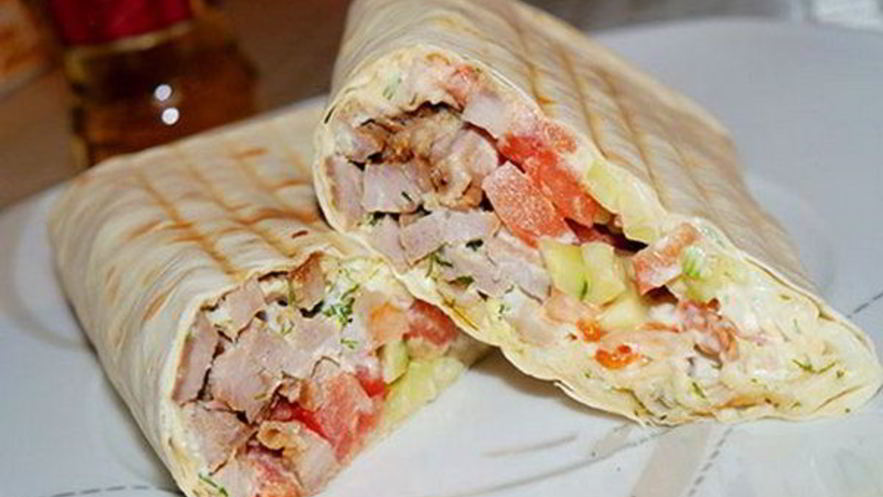 Рецепт шаурмы домашней со свининой