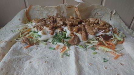 Рецепт шаурмы с домашним майонезом