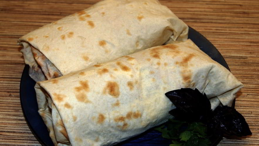 Рецепт шаурмы с грибами и курицей