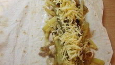 Рецепт шаурмы с грибами и курицей