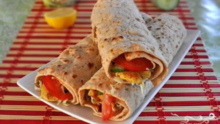 Рецепт шаурмы с капустой и курицей