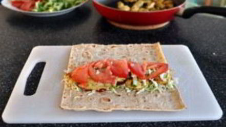 Рецепт шаурмы с капустой и курицей