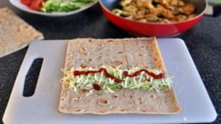 Рецепт шаурмы с капустой и курицей