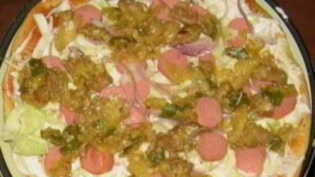 Рецепт шаурмы с колбасой и сыром