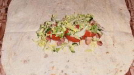 Рецепт шаурмы с колбасой