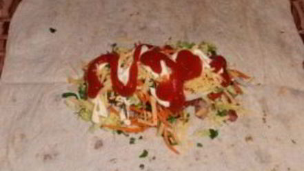 Рецепт шаурмы с колбасой