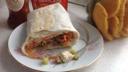 Рецепт шаурмы с курицей в лаваше