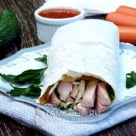 Рецепт Шаурмы с сосиской