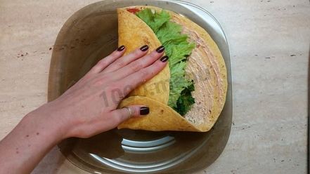 Рецепт шаурмы в лепешке по-домашнему