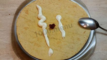 Рецепт шаурмы в лепешке по-домашнему