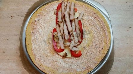Рецепт шаурмы в лепешке по-домашнему
