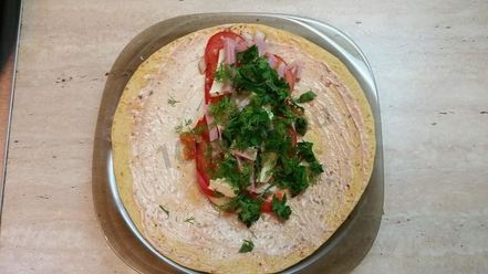 Рецепт шаурмы в лепешке по-домашнему