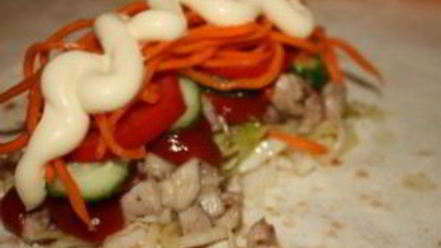 Рецепт шаурмы в микроволновке