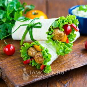Рецепт Шаурмы вегетарианской