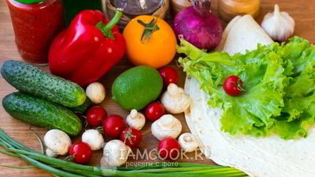 Рецепт шаурмы вегетарианской