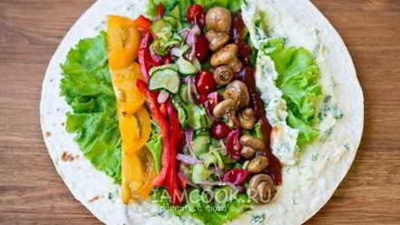 Рецепт шаурмы вегетарианской